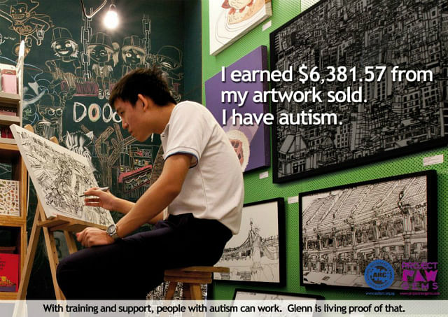 Starbucks and project raw gems autism poster